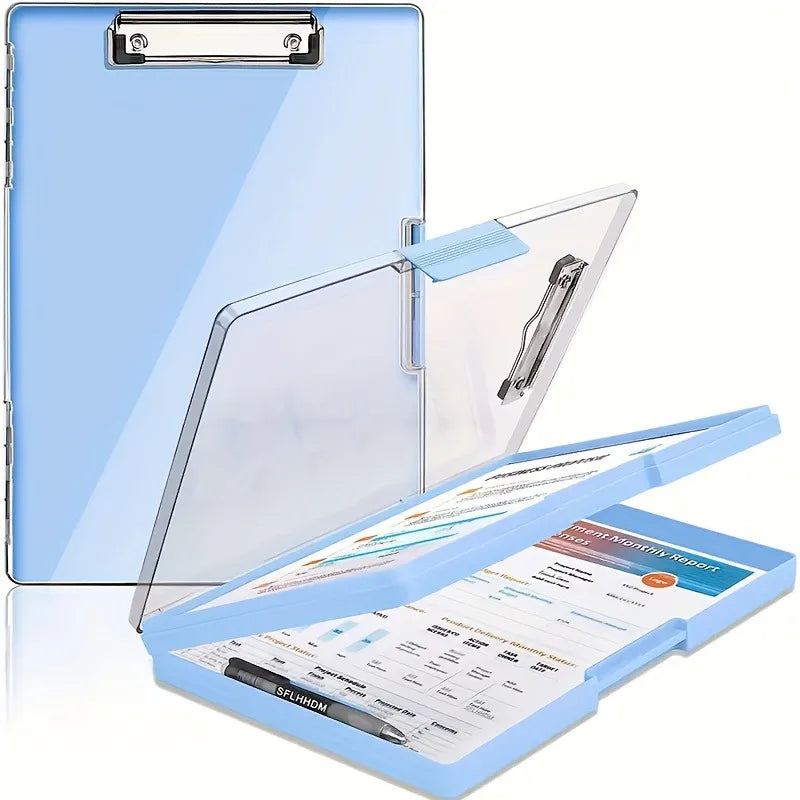 8.5x11 Heavy Duty Clipboard Organizer | 2 Storage Boxes
