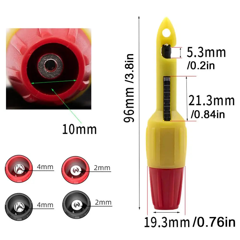 Wire Piercing Puncture Test Probes 2mm 4mm – 2-Pack Peaceful Pleasures Health and Wellness