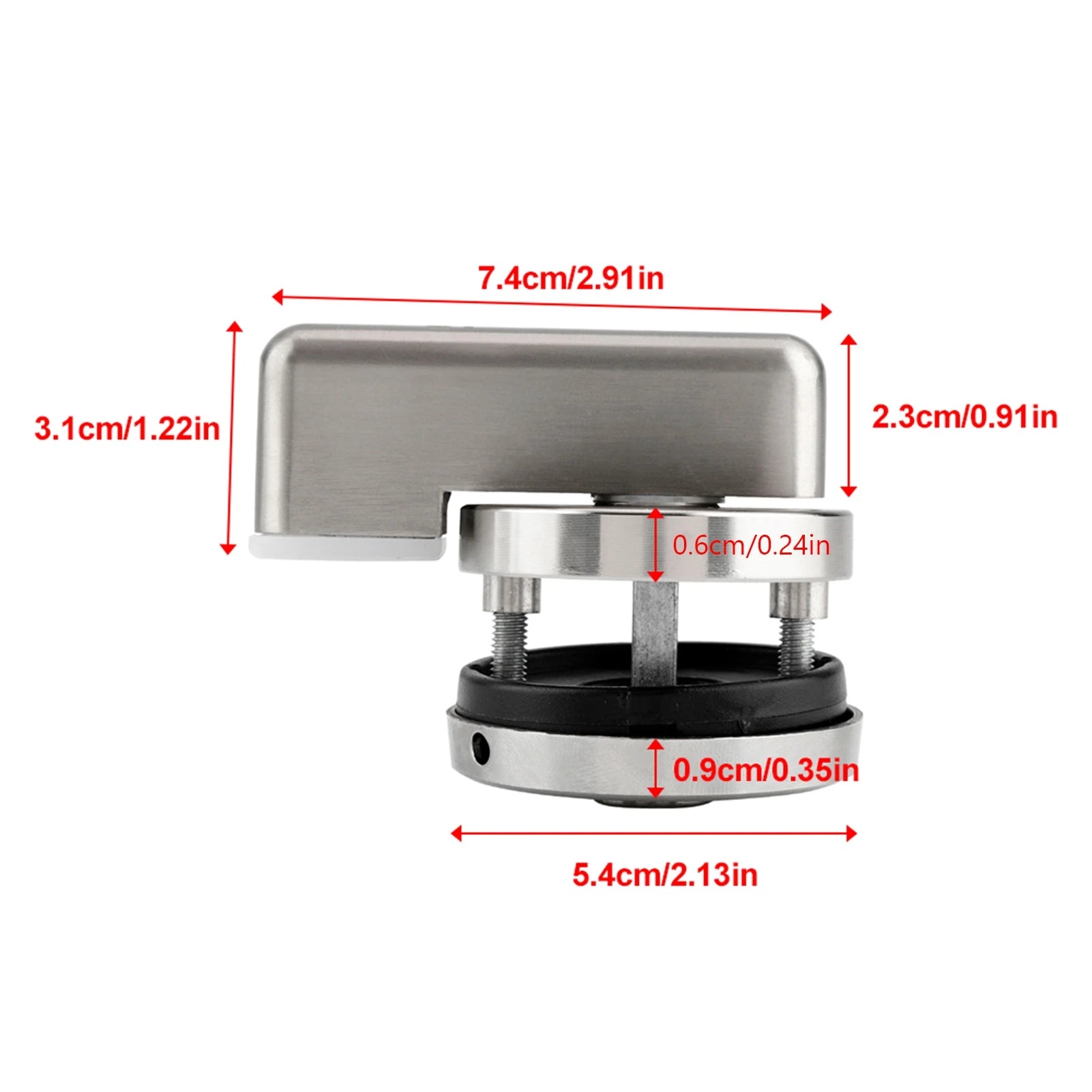 Door Indicator Lock Zinc Alloy Door Lock Vacant Engaged Indicator for Toilet Restroom Bathroom Peaceful Pleasures Health and Wellness