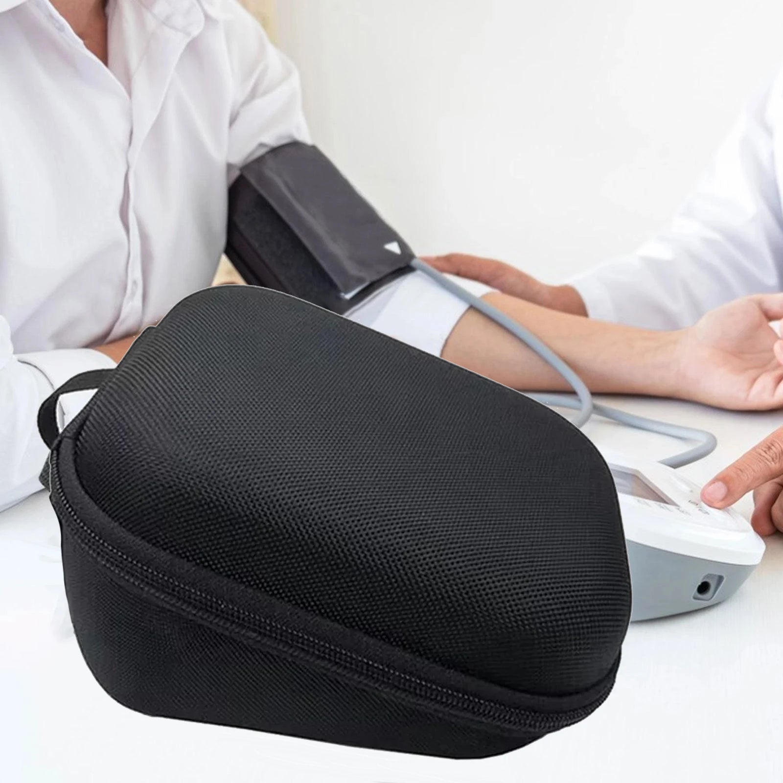 Caseling Hard Case for Omron Upper Arm Blood Pressure Monitor with Cuff Portable Travel Carrying Protective Bag Hard Case Peaceful Pleasures Health and Wellness