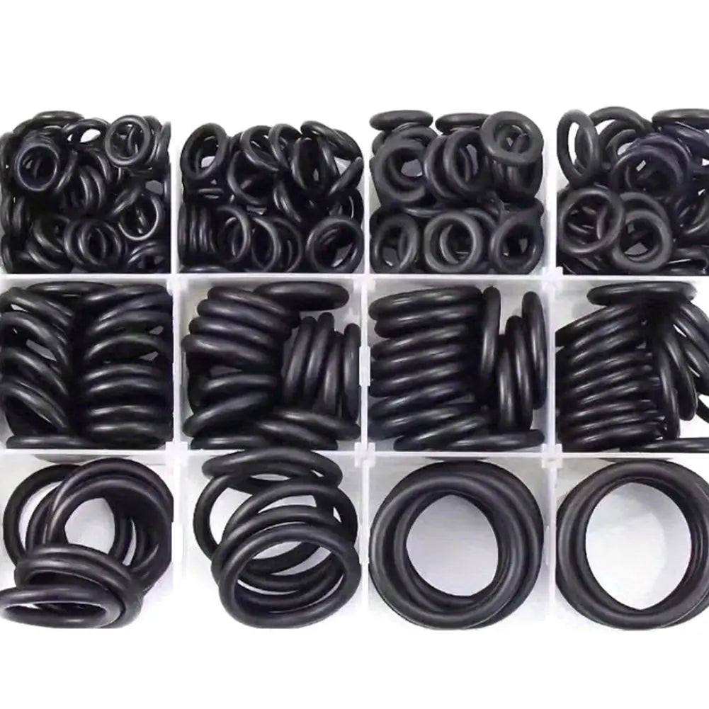 225-Piece Rubber O-Ring Assortment Kit – Plumbing & Automotive