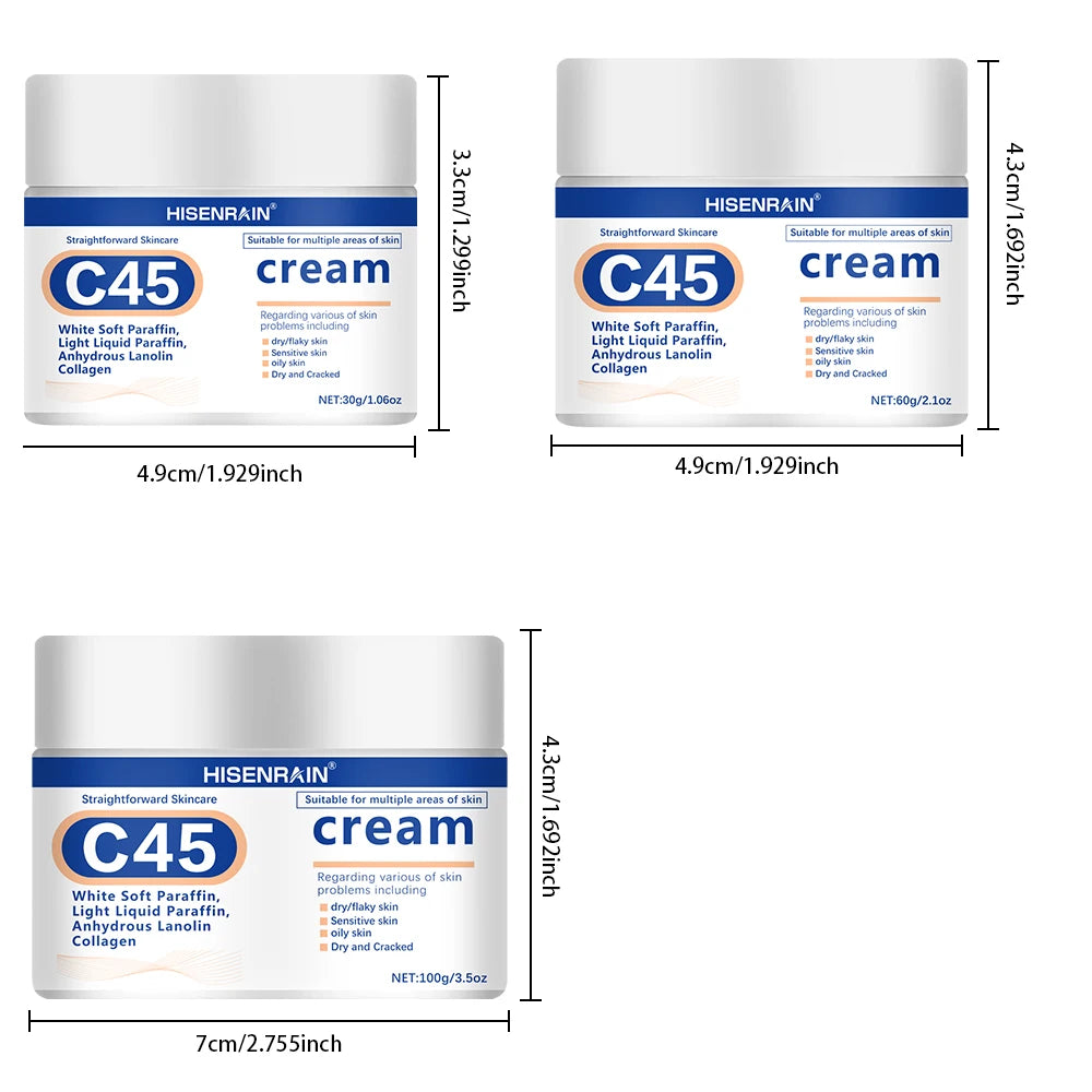 HISENRAIN Plant Squalane & Hyaluronic Acid Face Cream, 72Hr Intense Moisture, Skin Barrier Repair, Hypoallergenic Vegan Formula. Peaceful Pleasures Health and Wellness
