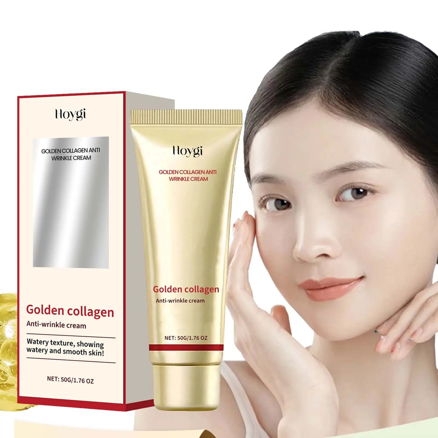 24K Gold Collagen Face Cream – Anti-Aging, Firming & Brightening