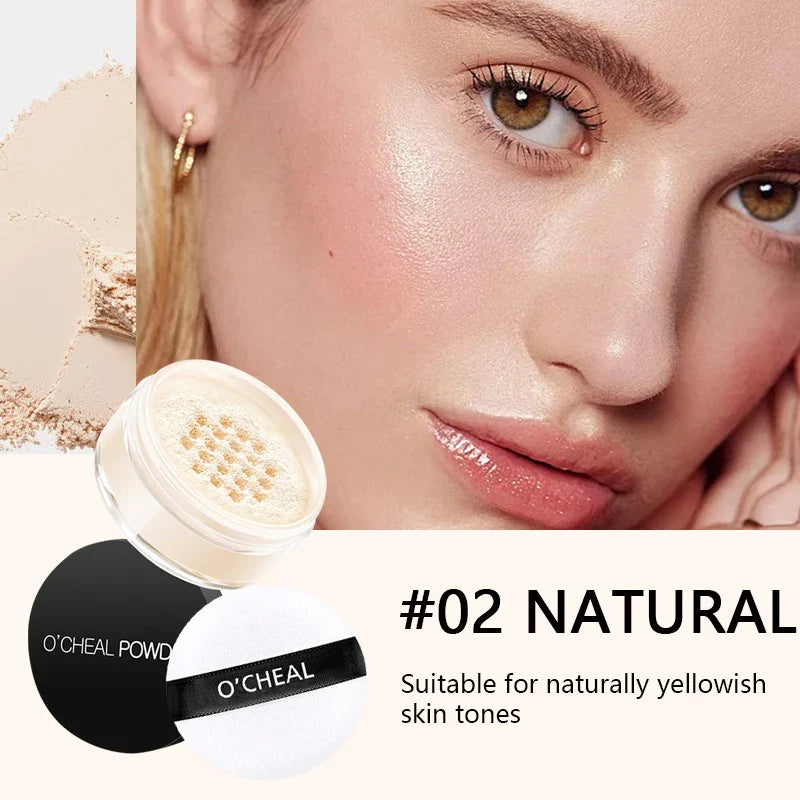O'CHEAL Oil Control Face Powder & CC Cushion Set – Matte
