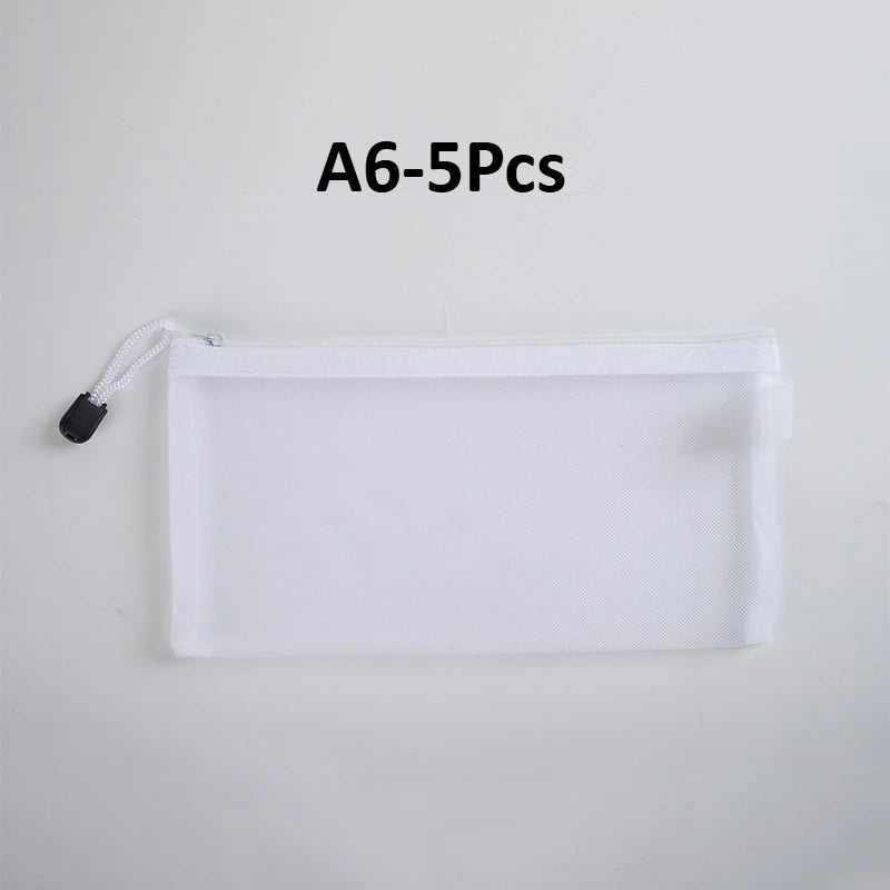 Mesh Document Organizer A4/A5/A6 Zippered Filing Envelopes