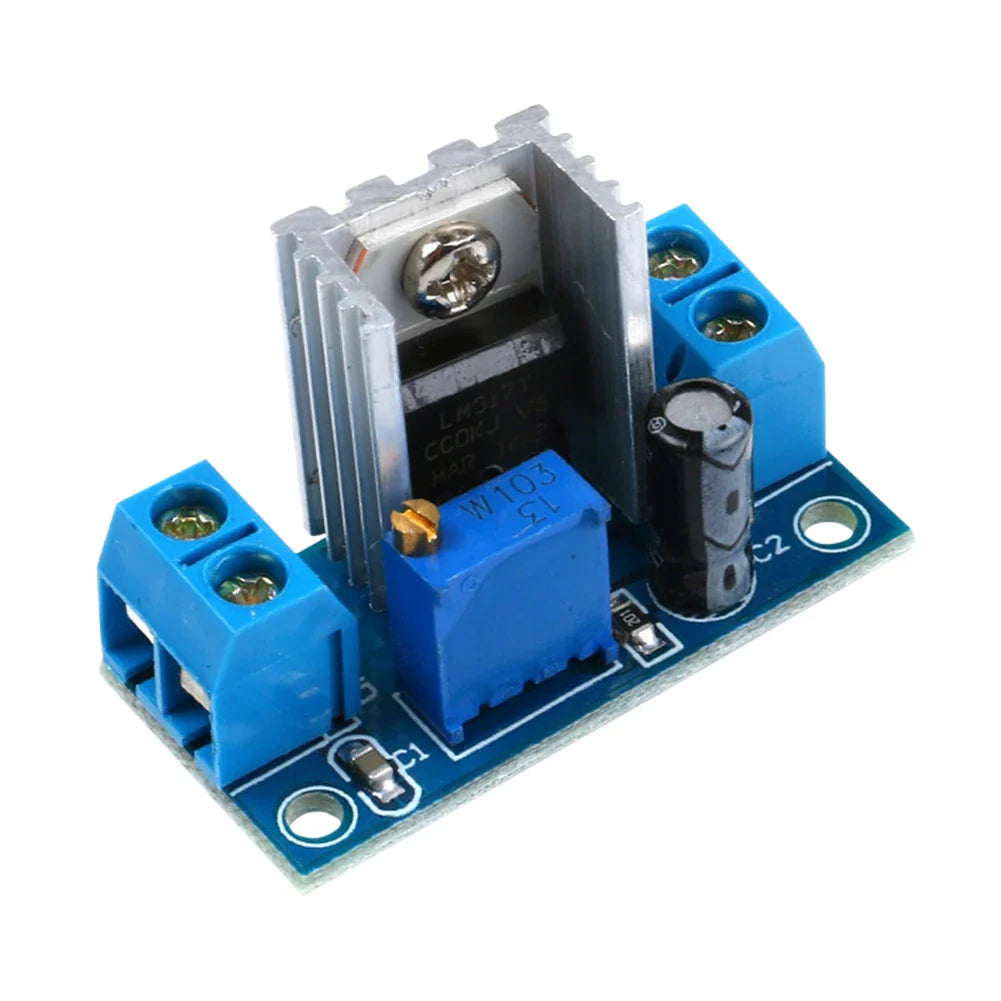 LM317 Adjustable DC-DC Buck Voltage Regulator 4.5V–40V