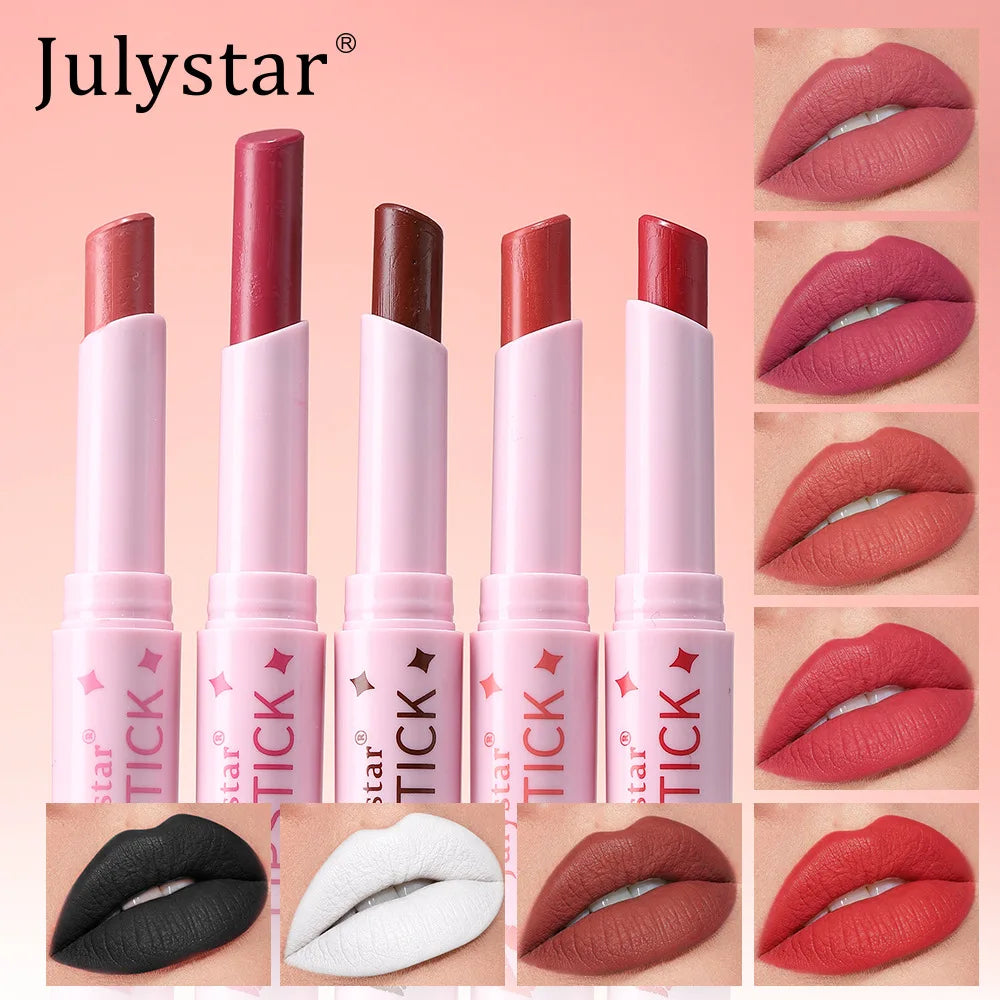 Matte Velvet Lipstick Pen – 8 Colors, Waterproof, Long Lasting