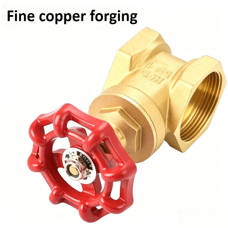 Brass Gate Valve DN15–DN50 | 1/2" to 2" Internal Thread