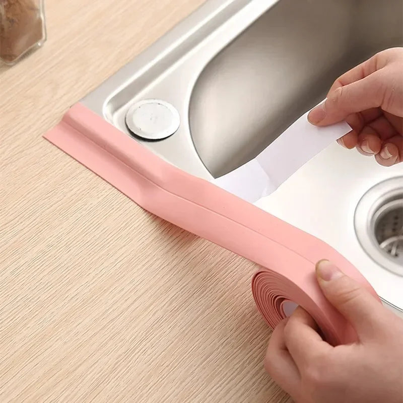 Waterproof Self-Adhesive Caulk Sealing Tape 320cm PVC Strip