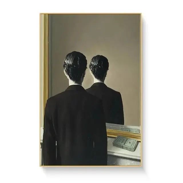 Modern Surrealist Canvas Wall Art Print | Unframed Poster
