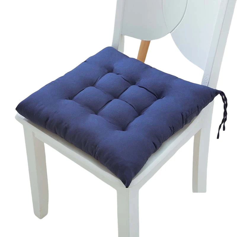 Soft Padded Square Seat Cushion – Chair, Office, Car & Garden