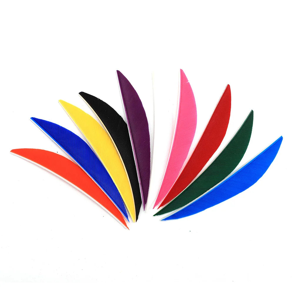Turkey Feather Real Fletching Arrow Vanes DIY Archery Carbon Wooden