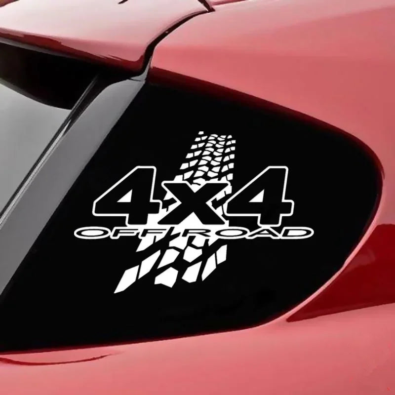 4x4 Off-Road Mud Funny Car Decal Sticker | PVC 20x13.6cm
