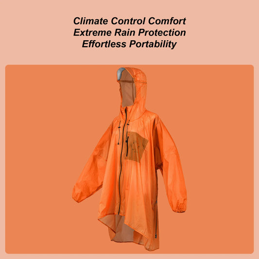 Adult Rain Poncho Hooded Full-Body Waterproof Raincoat Rain Poncho Peaceful Pleasures Health and Wellness
