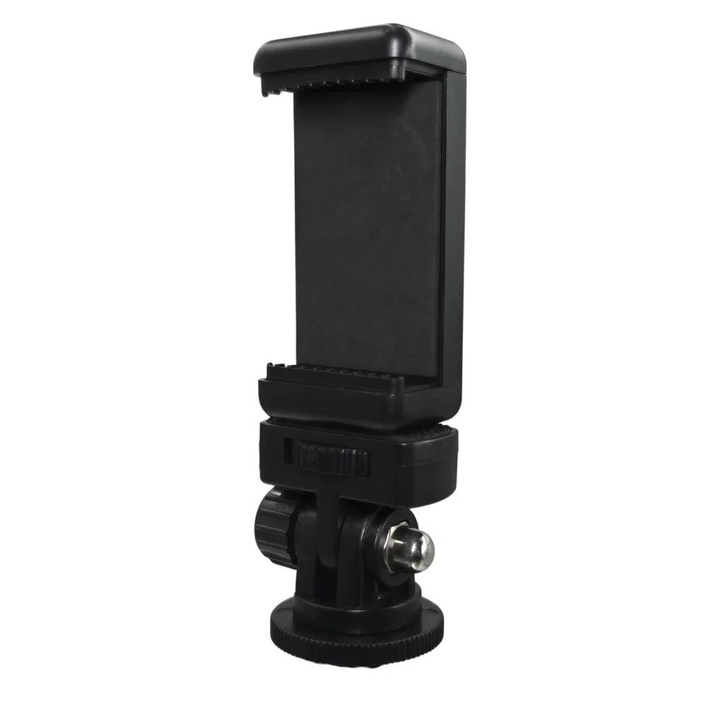 Hot Shoe Phone Mount Adapter for DSLR – 360° Flexible Holder