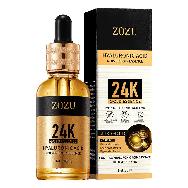 24K Gold Hyaluronic Acid Face Serum – Anti-Aging & Hydrating