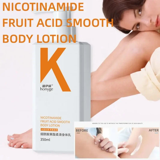 Niacinamide & Fruit Acid Smoothing Body Lotion 350ml Body Moisturizer Oasis Select 350ml