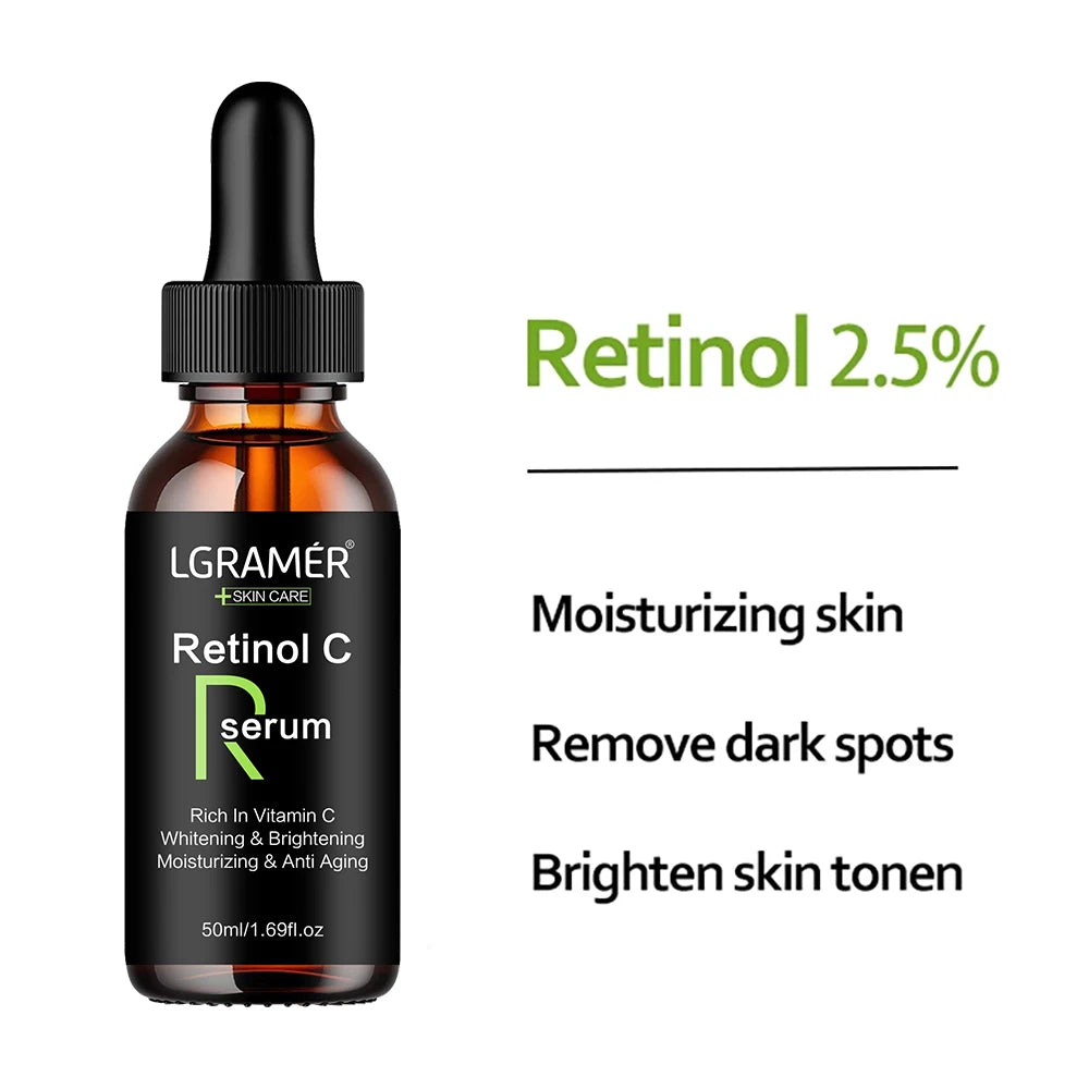 Retinol Anti-Aging Face Serum – Firming & Brightening Peaceful Pleasures Health and Wellness