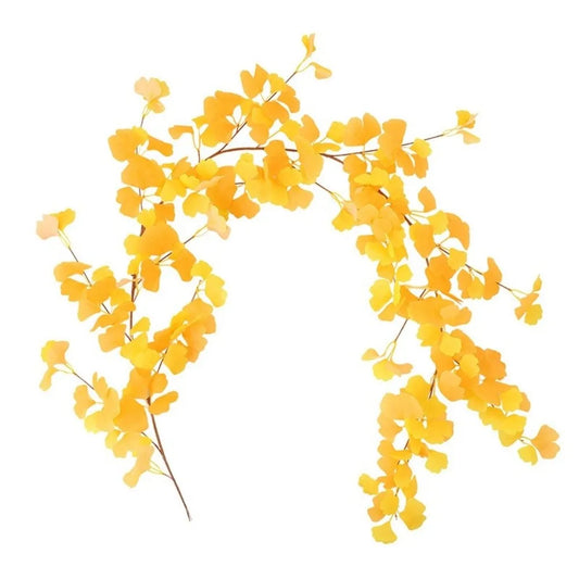 Artificial Ginkgo Leaves Vine – Faux Plant Table Centerpiece Artificial Plant Vine Oasis Select