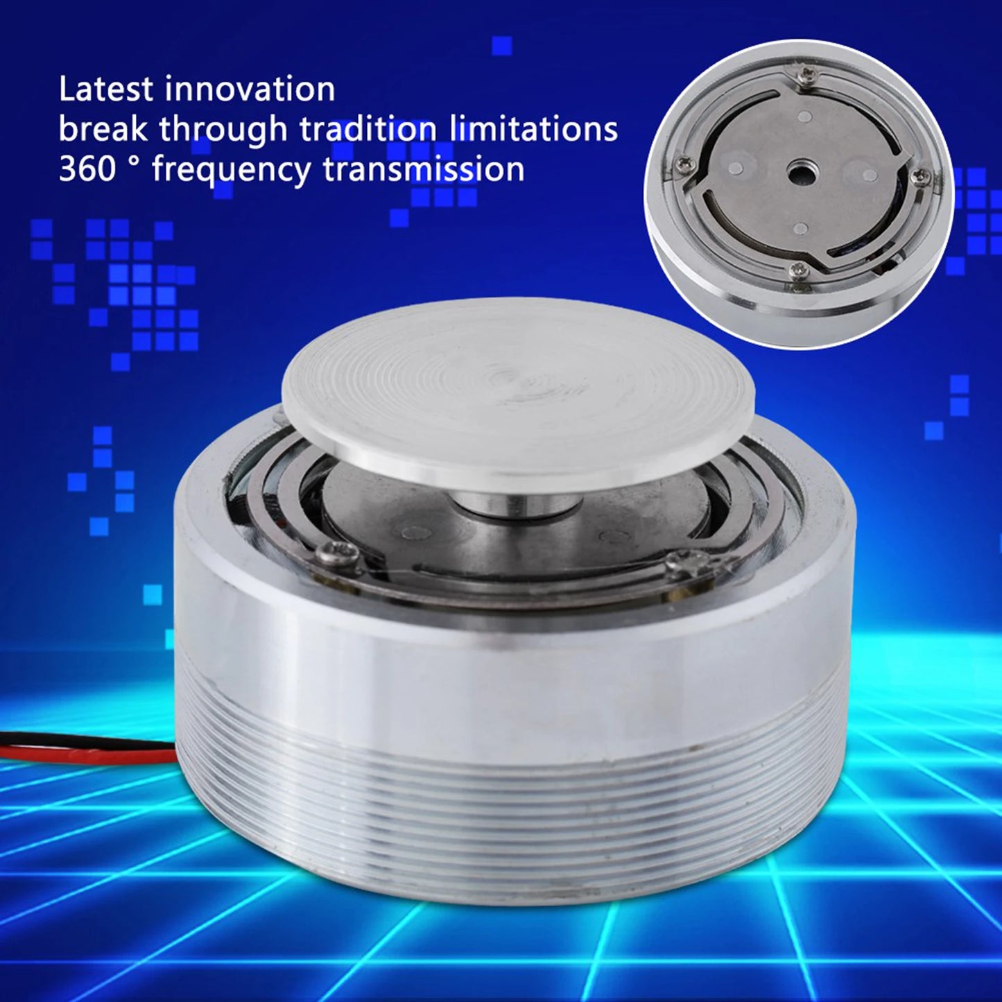 2Inch Resonance Speaker 50MM 2Inch All Frequency Resonance Speaker Vibration Strong Bass Louderspeaker Peaceful Pleasures Health and Wellness