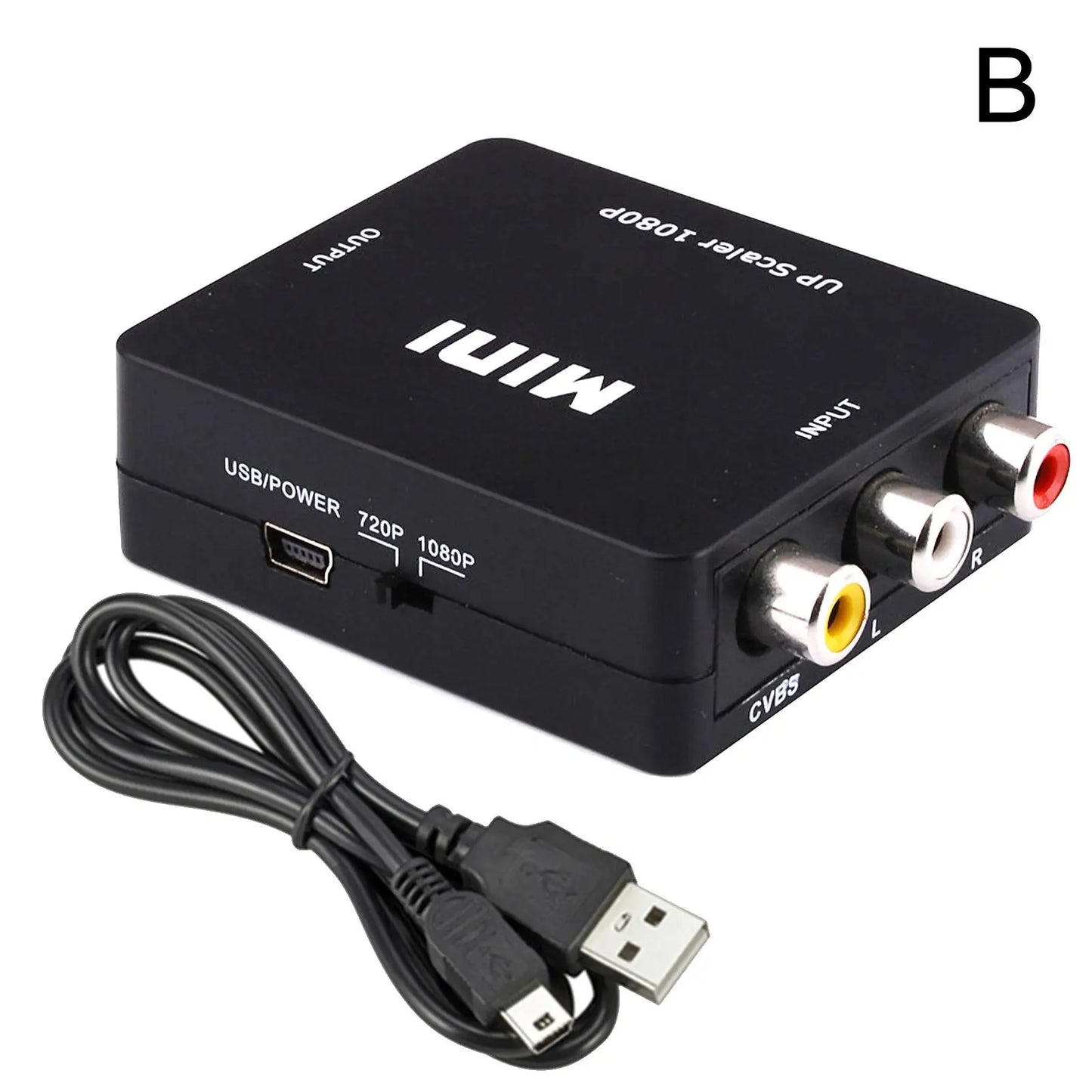 HD AV to HDMI Converter for NTSC and PAL Outputs Peaceful Pleasures Health and Wellness AV TO HDMI