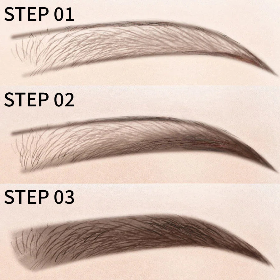 FUNPARK Waterproof Double-Head Eyebrow Pencil – 5 Colors