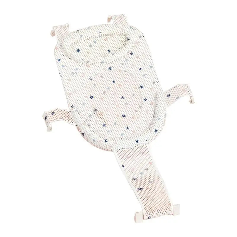 Adjustable Baby Bath Net with Headrest | Newborn Bathtub Support