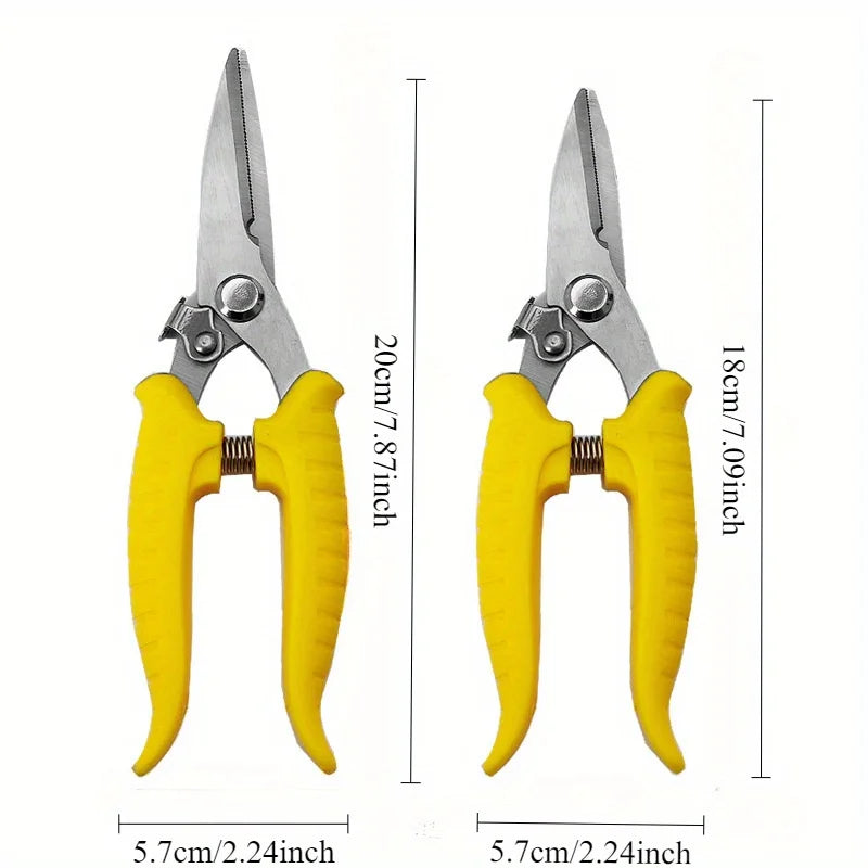 Heavy-Duty Stainless Steel Industrial Scissors | Metal & PVC