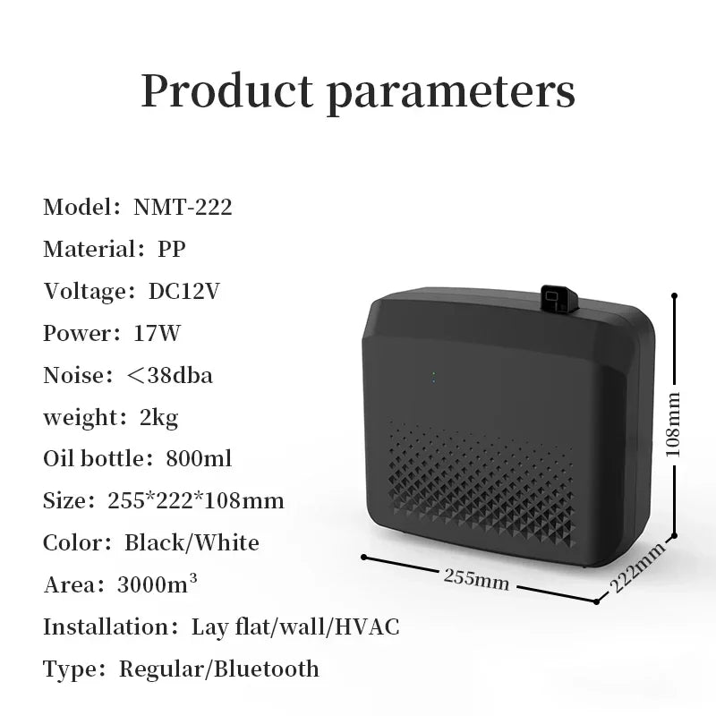 NAMSTE 800ML HVAC Smart Fragrance Diffuser – Home, Hotel & Mall Peaceful Pleasures Health and Wellness