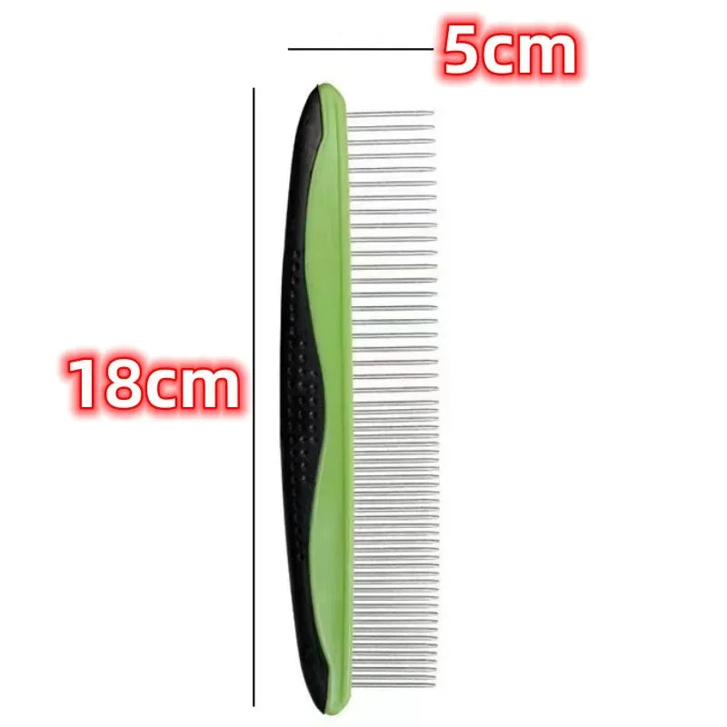 Stainless Steel Dog & Cat Grooming Comb | Detangling Massage Pet Grooming Comb Peaceful Pleasures Health and Wellness