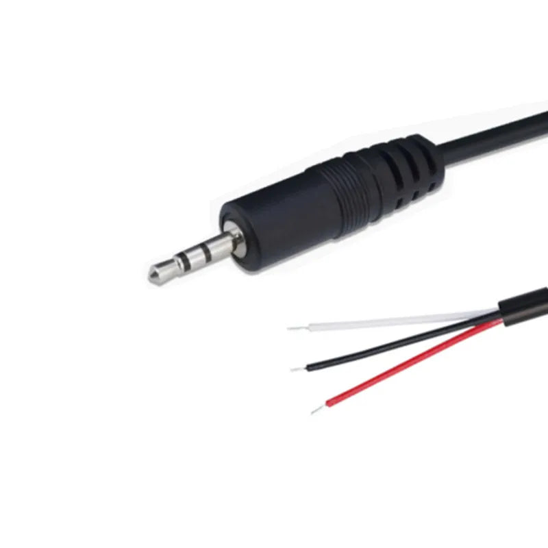 1/2/5Pcs 2.5mm Mono Stereo Audio Cable Male Female Plug Jack Connector 2/3Pin Extension Wire DIY Earphone Mic Repair Cable Peaceful Pleasures Health and Wellness 3 Core Male 25cm 5PCS