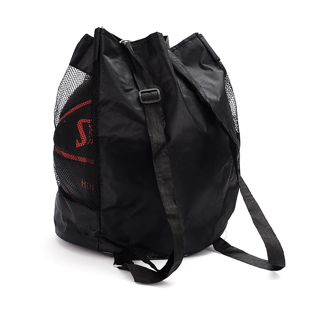 Basketball Backpack Oxford Cloth Shoulder Crossbody Bag Mesh