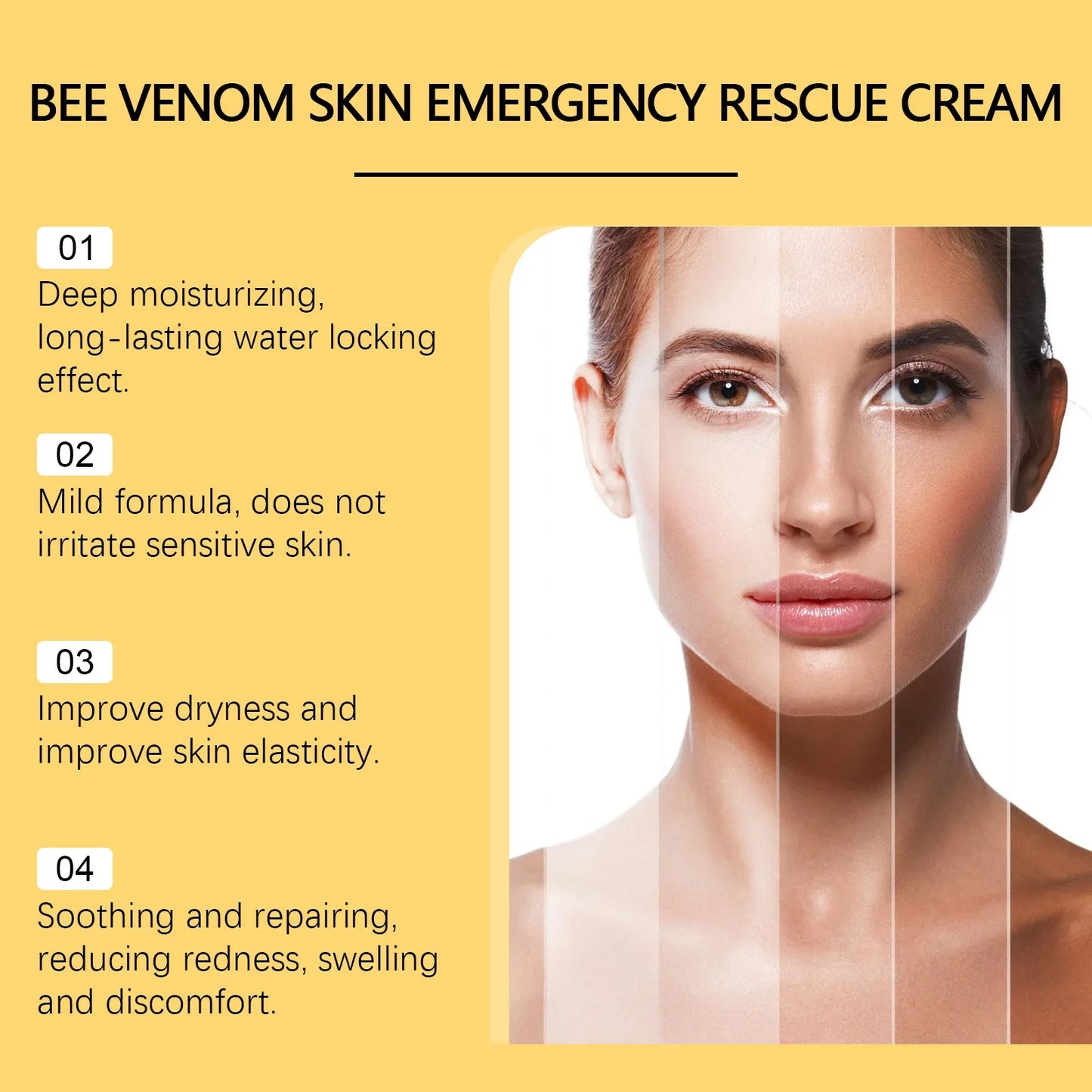 Hoygi Bee Venom Face Cream – Moisturizing & Skin Barrier