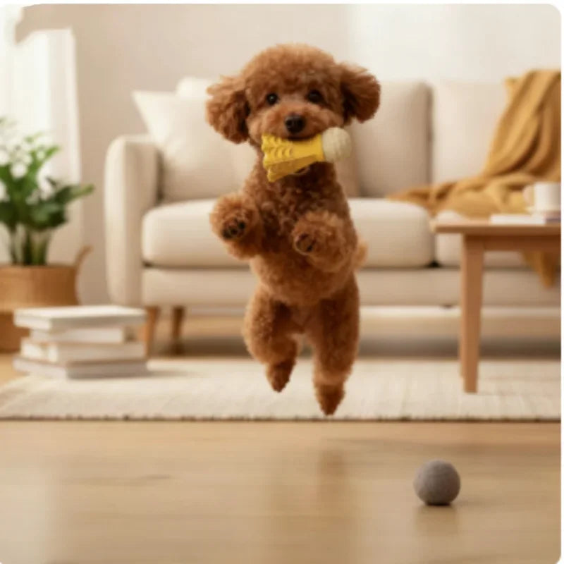 Badminton Shape Interactive Dog Chew Toy | Bite-Resistant