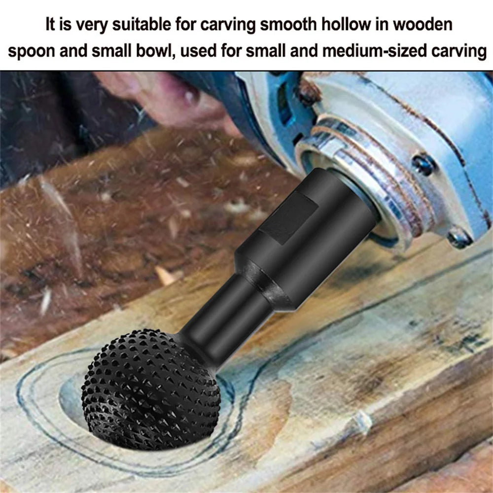Spherical Wood Grinding Head for Angle Grinder M10/M14 Peaceful Pleasures Health and Wellness