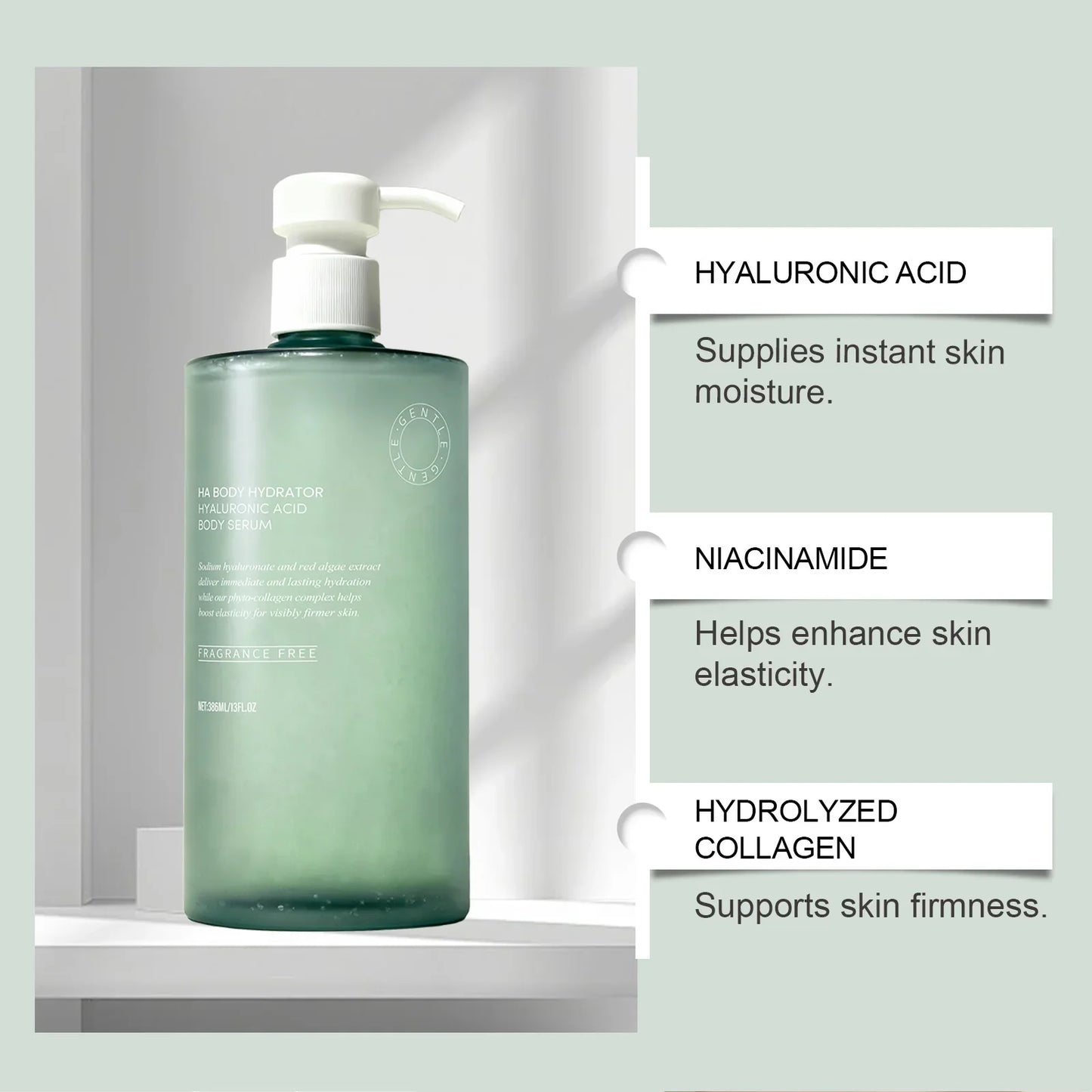 Hoygi Hyaluronic Acid Body Serum – Deep Hydration 386ml