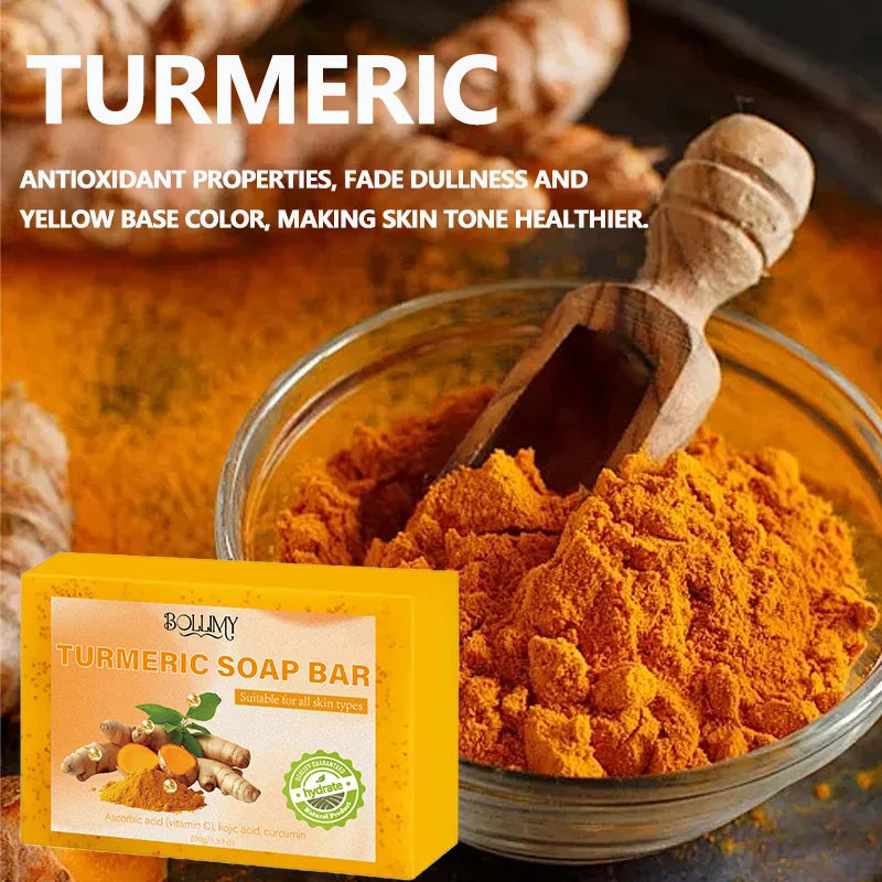 6-Pack Turmeric & Lemon Soap – Cleanse, Hydrate & Soften Skin