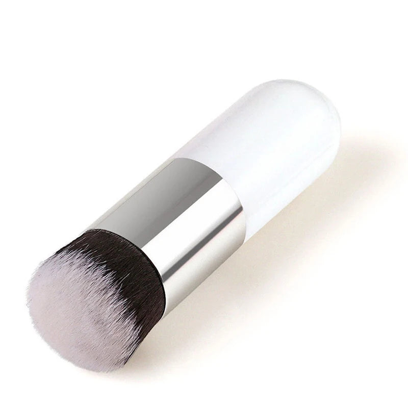 Large small fat pier foundation make-up brush BB cream mushroom brush Peaceful Pleasures Health and Wellness silver