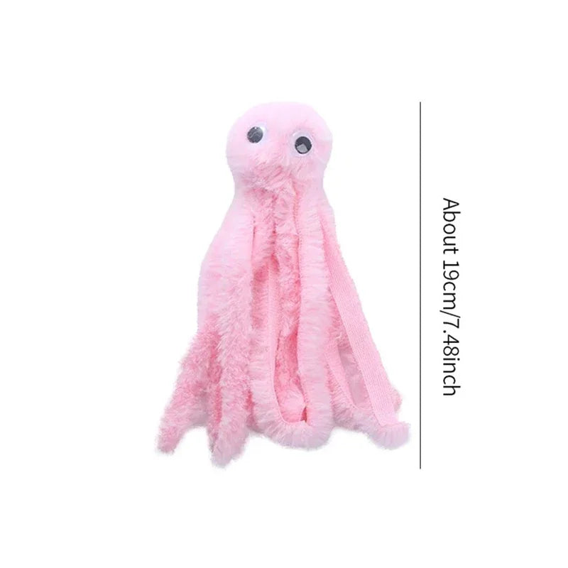 Catnip Octopus Plush Toy – Interactive Cat & Dog Chew Toy Catnip Plush Toy Peaceful Pleasures Health and Wellness