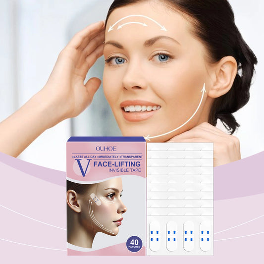 Invisible Face Lift Tape – V-Line Jawline & Cheek Lifting Stickers Face Lifting Tape Peaceful Pleasures Health and Wellness