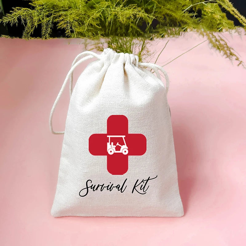 5pc Bachelorette Hangover Survival Kit Bags | Hen Party Gifts