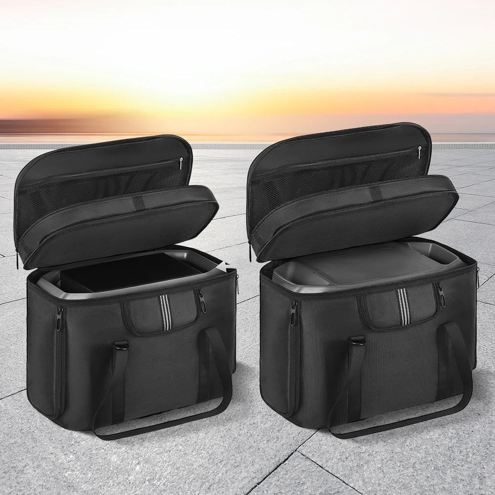 Carrying Case Portable Power Station Bag Waterproof Storage Case Anti-drop with Shoulder Strap & Handle for Ecoflow Delta 3 Plus Peaceful Pleasures Health and Wellness