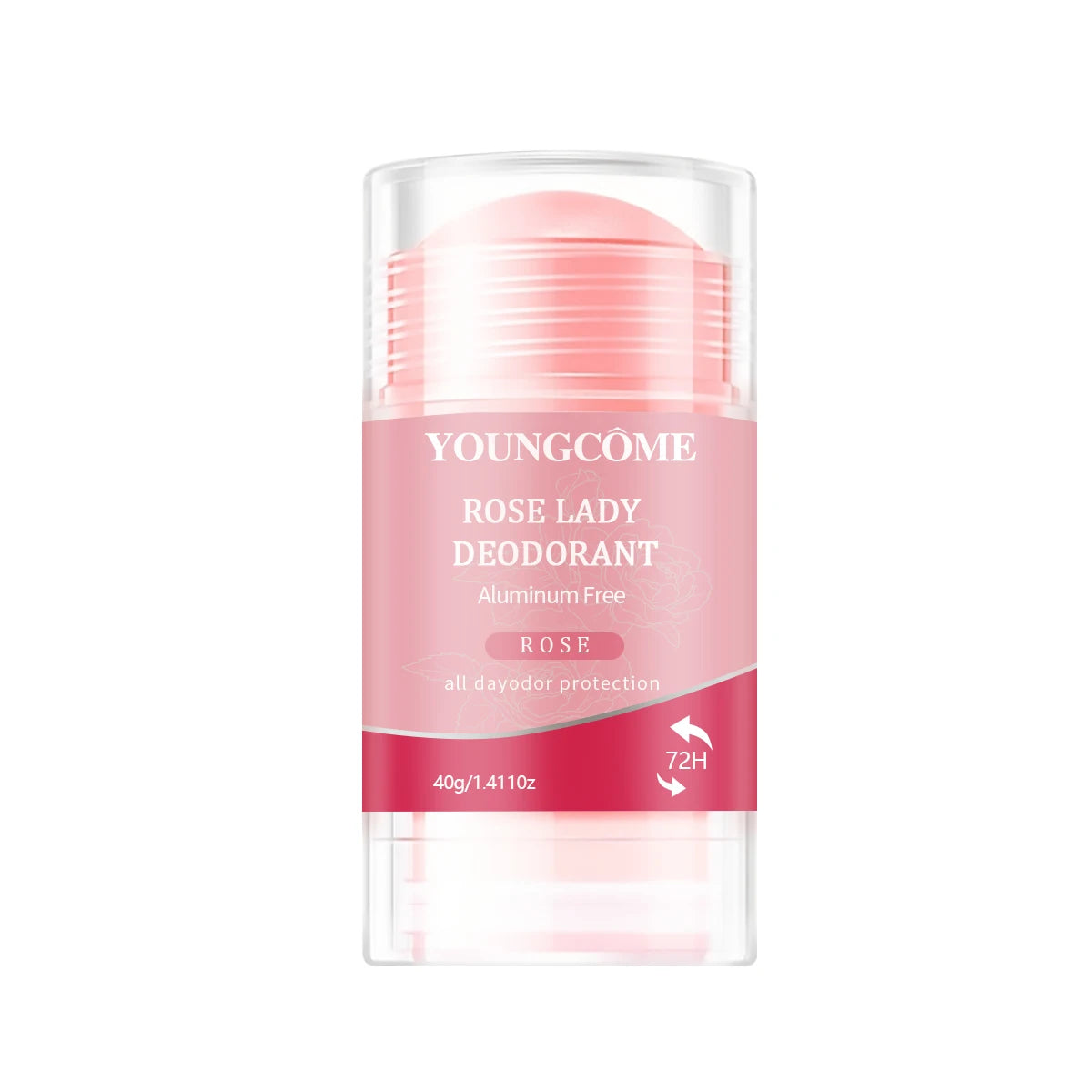 Women Deodorant Stick Rose Lady Deodorant Solid Underarm Sweat & Odor Control All Day Fresh Travel Protection 40g Peaceful Pleasures Health and Wellness 40g