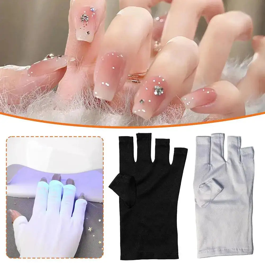 UV Protection Gloves for Gel Nail Lamp Peaceful Pleasures Health and Wellness
