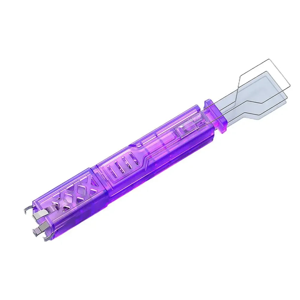 2-in-1 Keyboard Keycap Puller Switch Extractor Tool Universal Key Cap Shaft Remover Kit For Gaming Keyboard Repair Peaceful Pleasures Health and Wellness Purple
