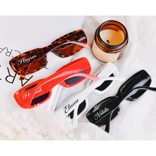 4pcs Personalized Custom 80s Vintage Accessories Bachelorette Party Bridal Shower Decorate Supplies Wedding Souvenirs Bride Gift Peaceful Pleasures Health and Wellness