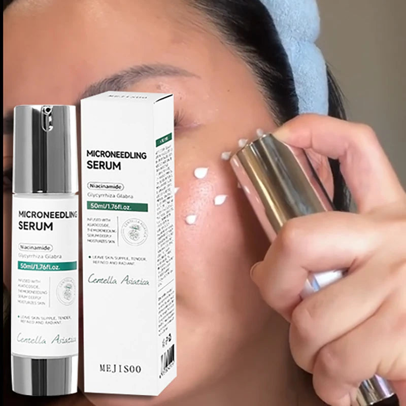 Niacinamide Centella Asiatica Microneedle Essence, Repair Skin Barrier Moisturizer Nourish For All Skin Types Korean Skincare Peaceful Pleasures Health and Wellness