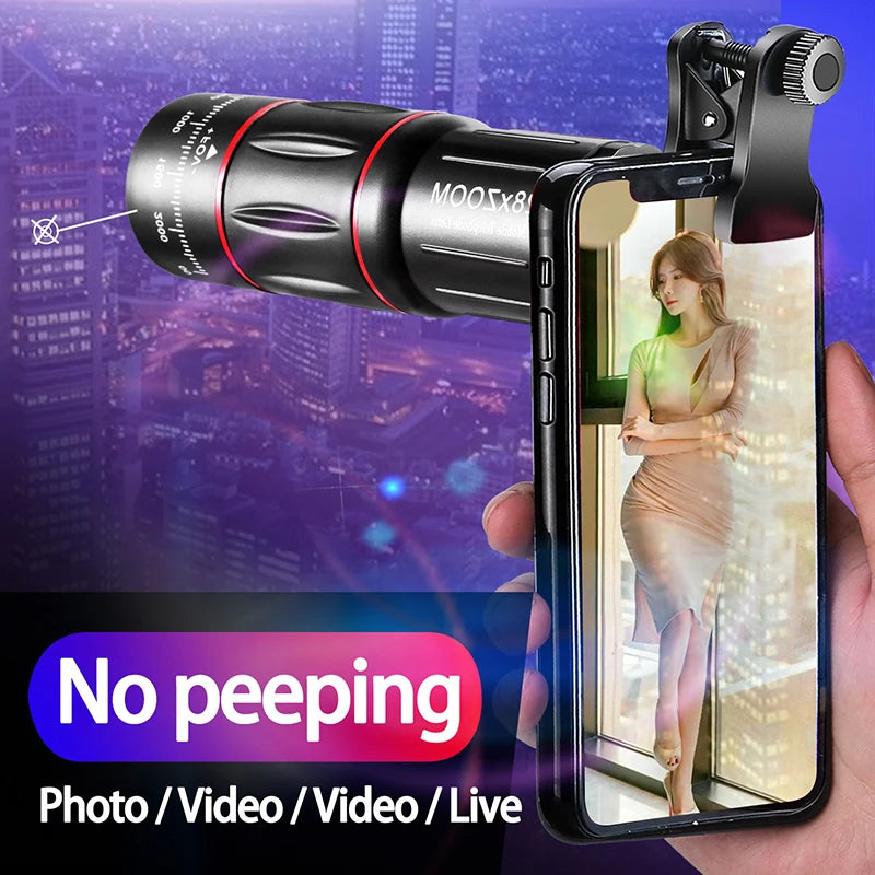 28X Lens Telescope Phone Camera Lens For Cellphone Wide Angle Lens Macro Telephoto Lens Zoom Phone Camera Fish eye Lens Phone Peaceful Pleasures Health and Wellness