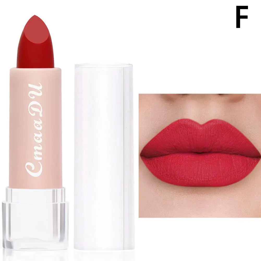 CmaaDu 15-Shade Matte Velvet Moisturizing Lipstick – Waterproof Long-Lasting Nude Lip Color for All-Day Wear Peaceful Pleasures Health and Wellness 06