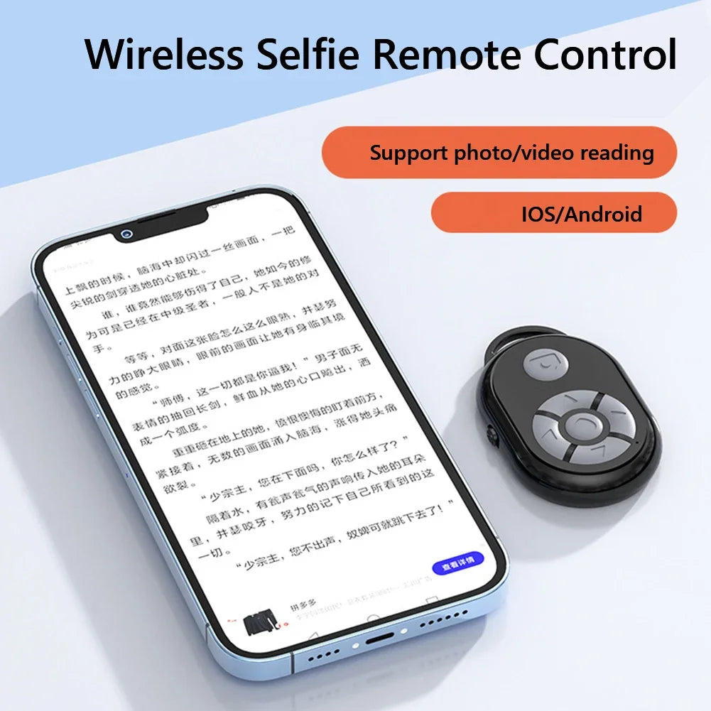 Bluetooth Remote Shutter & Page Turner for iPhone Android